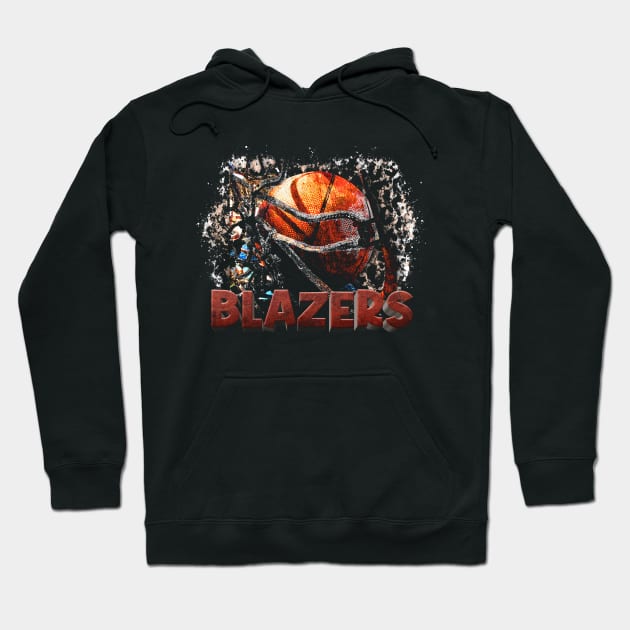 Classic Sports Blazers Proud Name Basketball Hoodie by Irwin Bradtke